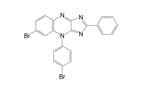 2-Phenyl-4-(4-bromophenyl)-6-bromo-4H-imidazo[4,5-b]quinoxaline