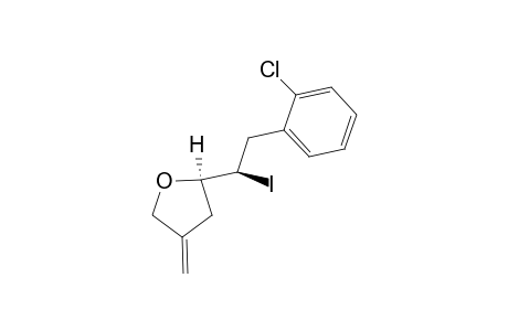 threo-2-(2-(2-Chlorophenyl)-1-iodoethyl)-4-methylenetetrahydrofuran