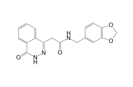 1-phthalazineacetamide, N-(1,3-benzodioxol-5-ylmethyl)-3,4-dihydro-4-oxo-