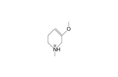 3-Methoxy-1-methyl-1,2,5,6-tetrahydro-pyridinium cation