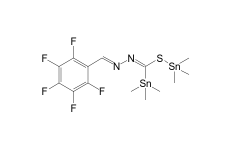 6,6-Dimethyl-1-(pentafluorophenyl)-4-(trimethylstannyl)-5-thia-2,3-diaza-6-stannahepta-1,3-diene