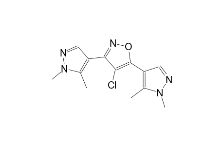4-chloro-3,5-bis(1,5-dimethyl-1H-pyrazol-4-yl)isoxazole