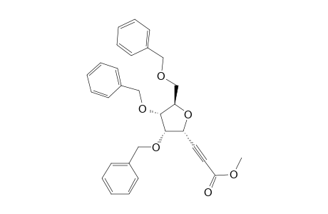 METHYL-4,7-ANHYDRO-5,6,8-TRI-O-BENZYL-2,3-DIDEOXY-D-ALTRO-OCT-2-YNOATE;METHYL-ALPHA-D-RIBOFURANOSYLPROPIOLATE
