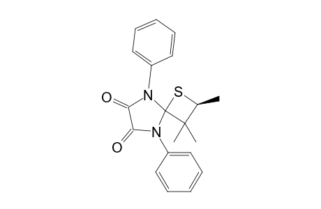 (S)-3',3',4'-Trimethyl-1,3-diphenylspiro[4,5-imidazolidindion-2,2'-thietane]