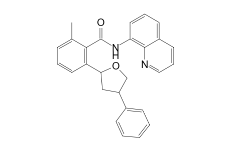 2-Methyl-6-(4-phenyltetrahydrofuran-2-yl)-N-(quinolin-8-yl)benzamide