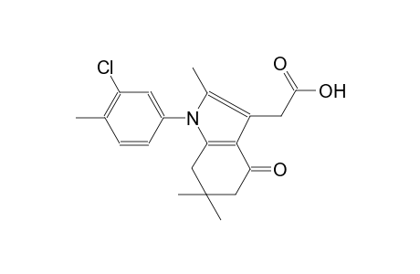 1H-indole-3-acetic acid, 1-(3-chloro-4-methylphenyl)-4,5,6,7-tetrahydro-2,6,6-trimethyl-4-oxo-