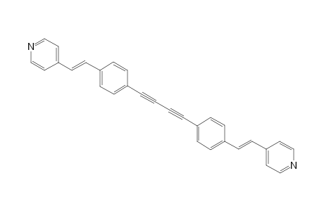 (E,E)-1,4-Di[(4-pyridylethenyl)-4-phenyl]buta-1,3-diyne