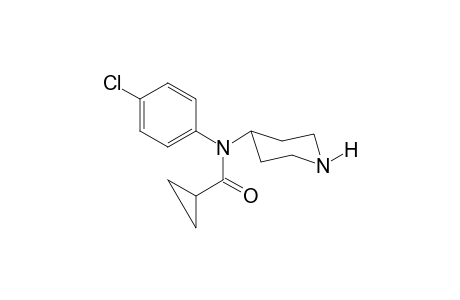 N-(4-Chlorophenyl)-N-(piperidin-4-yl)cyclopropanecarboxamide
