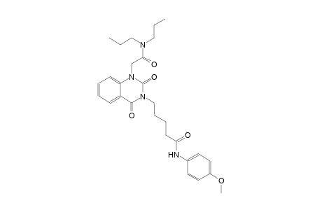 5-(1-[2-(dipropylamino)-2-oxoethyl]-2,4-dioxo-1,4-dihydro-3(2H)-quinazolinyl)-N-(4-methoxyphenyl)pentanamide