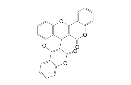 3-[6-OXO-(1H)-BENZOPYRANO-[4,3-B]-(1)-10-HYDROXY-BENZOPYRAN-7-YL]-4-HYDROXY-COUMARIN