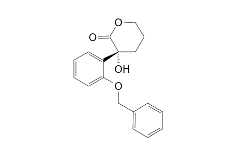 (R)-3-(2-Benzyloxy-phenyl)-3-hydroxy-tetrahydro-2H-pyran-2-one