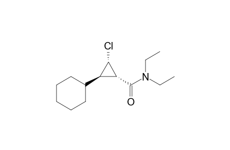 (1S*,2S*,3R*)-2-Chloro-3-cyclohexyl-N,N-diethylcyclopropanecarboxamide