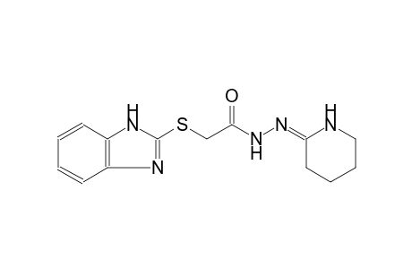 2-(1H-benzimidazol-2-ylsulfanyl)-N'-[(2E)-piperidinylidene]acetohydrazide