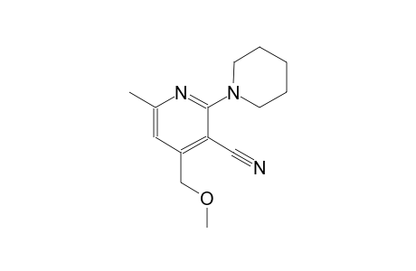 3-pyridinecarbonitrile, 4-(methoxymethyl)-6-methyl-2-(1-piperidinyl)-