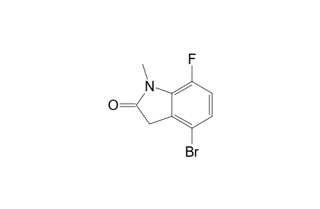 4-Bromo-7-fluoro-1-methyloxindole