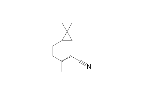 (E/Z)-5-(2,2-dimethyl-cyclopropyl)-3-methyl-pent-2-enenitrile