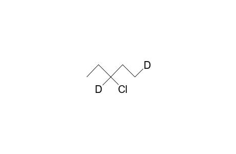 3-Chloro-1,3-dideuterio-pentane