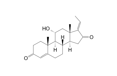 (11-alpha,17E)-11-Hydroxypregna-4,17-diene,3,16-dione