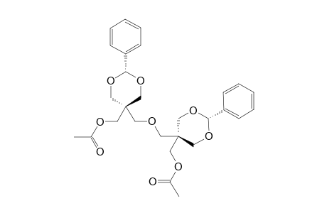 1,7-DI-O-ACETYL-CIS,TRANS-2',2'':6',6''-DI-O-BENZYLIDENE-2',2'':6',6''-TETRA-(HYDROXYMETHYL)-4-OXA-1,7-HEPTANEDIOL