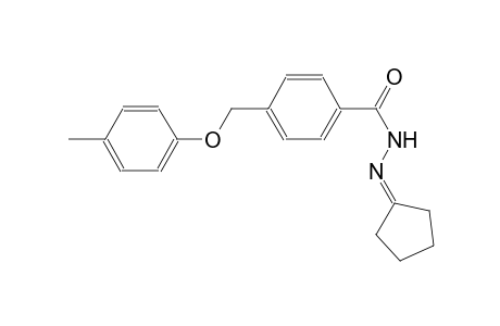 benzoic acid, 4-[(4-methylphenoxy)methyl]-, 2-cyclopentylidenehydrazide