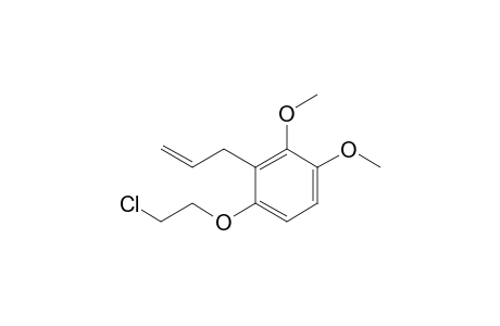 1-(2-Chloroethoxy)-3,4-dimethoxy-2-prop-2-enylbenzene