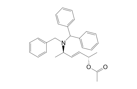 (E)-(2S*,5R*)-2-Acetoxy-5-[benzyl(diphenylmethyl)amino]hex-3-ene