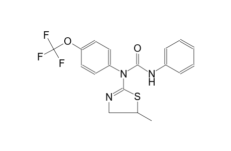 urea, N-(4,5-dihydro-5-methyl-2-thiazolyl)-N'-phenyl-N-[4-(trifluoromethoxy)phenyl]-