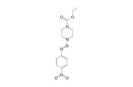 ETHYL-4-[E-2-(4-NITROPHENYL)-1-DIAZENYL]-1-PIPERAZINE-CARBOXYLATE