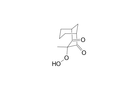 3-Methyl-3-(hydroperoxy)bicyclo[3.3.1]nonane-2,4-dione
