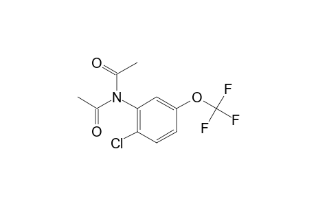 2-Chloro-5-(trifluoromethoxy)aniline, N,N-diacetyl-