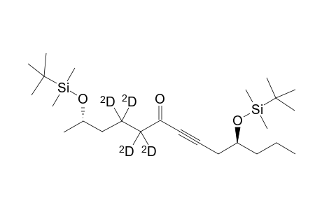 2S,10S-Bis(tert-butyldimethylsilyloxy)-4,4,5,5-[2H4]trideca-7-yn-6-one