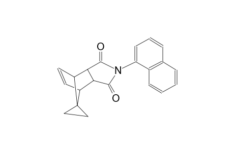 2-(naphthalen-1-yl)-3a,4,7,7a-tetrahydro-1H-spiro[4,7-methanoisoindole-8,1'-cyclopropane]-1,3(2H)-dione