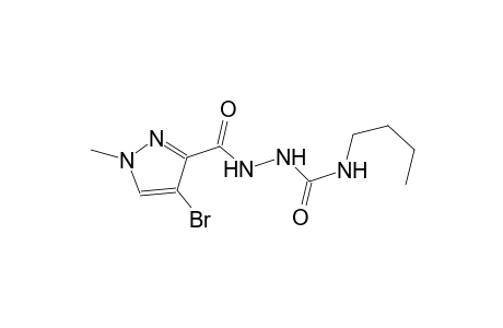 2-[(4-bromo-1-methyl-1H-pyrazol-3-yl)carbonyl]-N-butylhydrazinecarboxamide