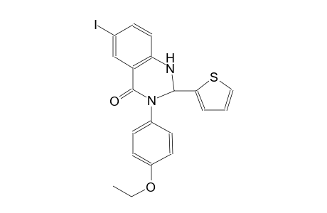 3-(4-ethoxyphenyl)-6-iodo-2-(2-thienyl)-2,3-dihydro-4(1H)-quinazolinone