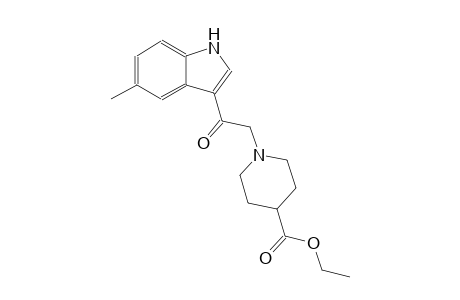 ethyl 1-[2-(5-methyl-1H-indol-3-yl)-2-oxoethyl]-4-piperidinecarboxylate