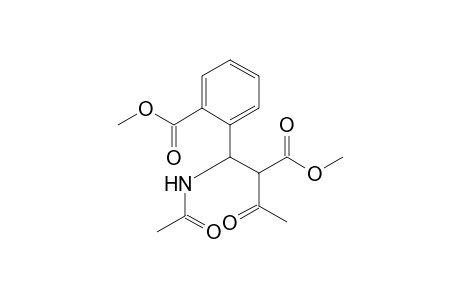 2-(1-acetamido-2-carbomethoxy-3-keto-butyl)benzoic acid methyl ester