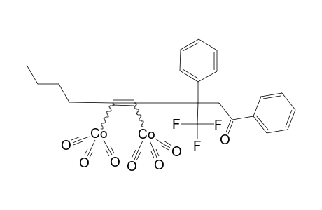 carbon monoxide; cobalt; 1,3-diphenyl-3-(trifluoromethyl)non-4-yn-1-one