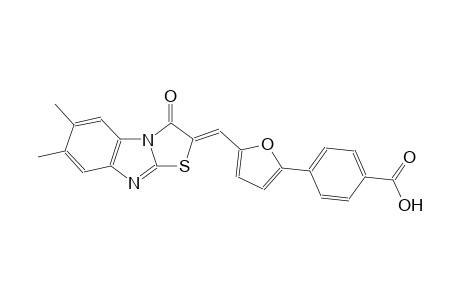 benzoic acid, 4-[5-[(Z)-(6,7-dimethyl-3-oxothiazolo[3,2-a]benzimidazol-2(3H)-ylidene)methyl]-2-furanyl]-
