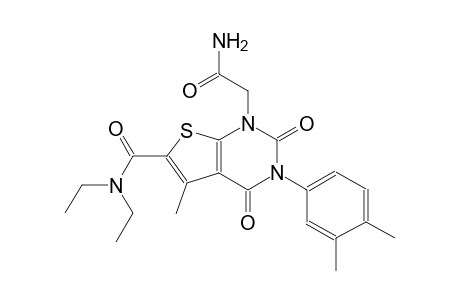 thieno[2,3-d]pyrimidine-1-acetamide, 6-[(diethylamino)carbonyl]-3-(3,4-dimethylphenyl)-1,2,3,4-tetrahydro-5-methyl-2,4-dioxo-