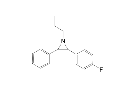 N-Propyl-2-phenyl-3-(4-fluorophenyl)aziridine