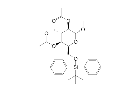 (2R,3R,4S,5S,6S)-6-tert-Butyldiphenylsilyloxymethyl-3,5-diacetoxy-2-methoxy-4-methyl-3,4,5,6-tetrahydro-2H-pyran