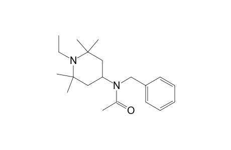 N-(1-ethyl-2,2,6,6-tetramethyl-4-piperidinyl)-N-(phenylmethyl)acetamide