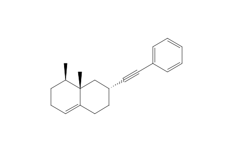 (3R,4aS,5R)-4a,5-dimethyl-3-(phenylethynyl)-1,2,3,4,4a,5,6,7-octahydronaphthalene