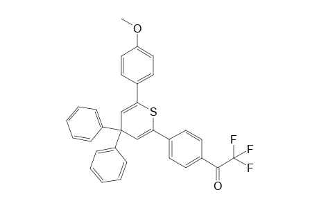 2-(4'-Methoxyphenyl)-6-[4'-(trifluoroacetyl)phenyl]-4,4-diphenyl-4H-thiopyran