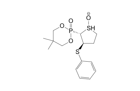 3-Phenylsulfanyl-2-[2'-(5,5-dimethyl-1,3,2-dioxaphosphorinanyl)]thiolane 1-oxide