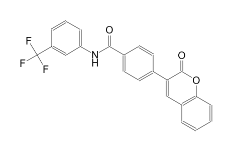 4-(2-oxo-2H-chromen-3-yl)-N-[3-(trifluoromethyl)phenyl]benzamide