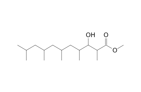 Methyl 3-hydroxy-2,4,6,8,10-pentamethylundecanoate
