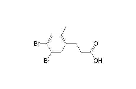 3-(4,5-dibromo-3-methylphenyl)propanoic acid