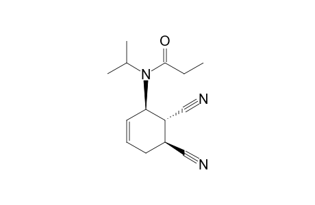 (1S,2R,3R)-1,2-Dicyano-3-(N-propionyl-N-isopropylamino)cyclohex-4-ene
