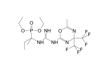 O,O-DIETHYL-1-{3-[2-METHYL-4,4-BIS(TRIFLUOROMETHYL)-1,3,5-OXADIAZIN-6-YL]GUANIDINO}-1-METHYLPROPYLPHOSPHONATE